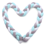 Chichonera Trenzada Para Cuna 2mts Bebes Protección - Imagen 10