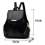 Bolso Cartera Mochila Moderno Varios Cierres Gran Capacidad - Imagen 11