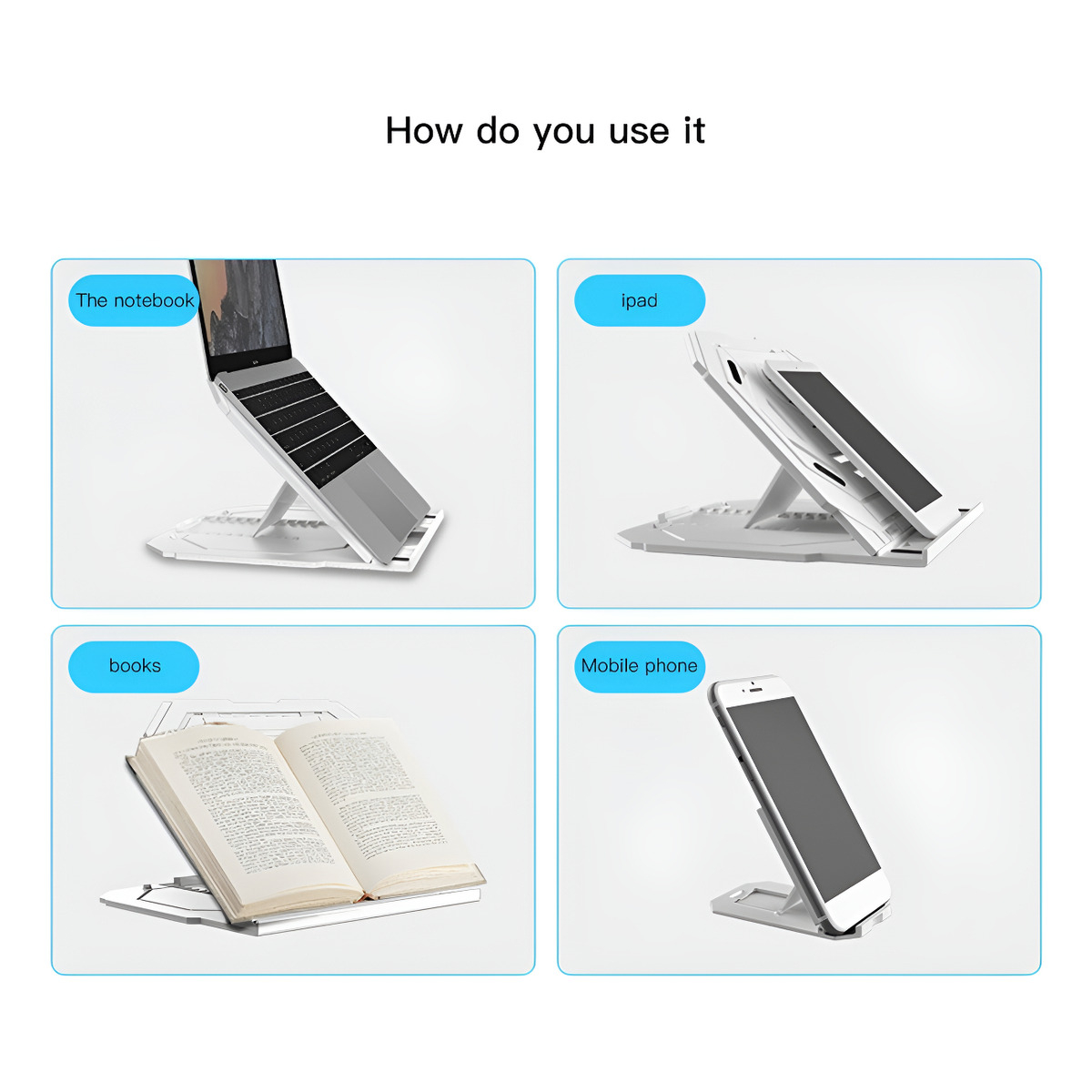 Soporte Para Laptop Soporte De Plástico Para Macbook 2 - Imagen 12