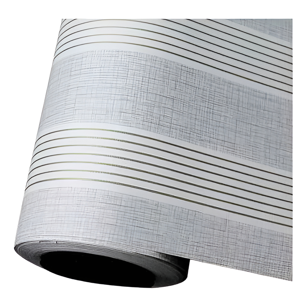 Papel Adhesivo Gris Empapelar Paredes Liso C/rallas 122cm - Imagen 1