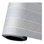Papel Adhesivo Gris Empapelar Paredes Liso C/rallas 122cm