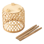 Porta Macetas Deco Estilo Boho Fabricado En Bambu - Chico - Imagen 7