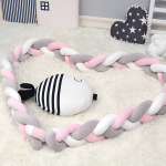 Chichonera Trenzada Para Cuna 2mts Bebes Protección - Imagen 8