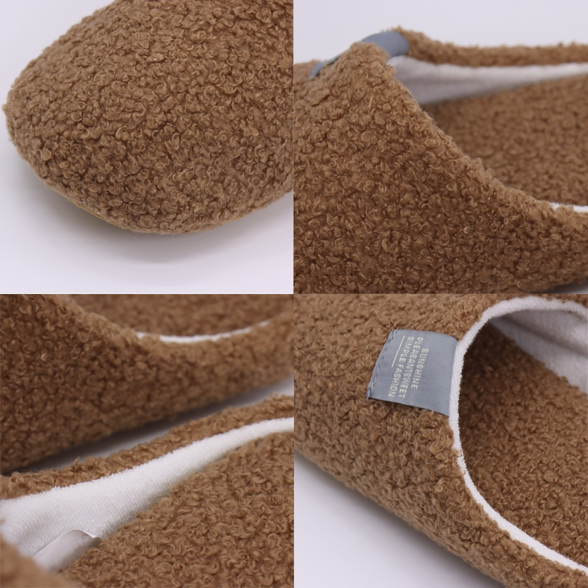 Pantuflas Ligeras Suaves De Casa Con Corderito Para Mujer - Imagen 6