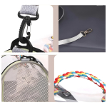 Bolso Resistente Transportador Para Gatos Mascotas Plegable - Imagen 16