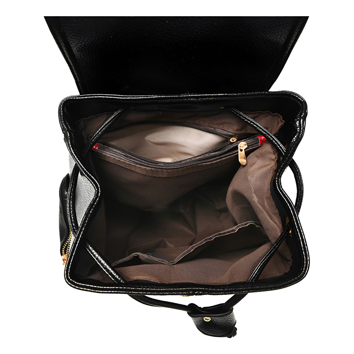 Bolso Cartera Mochila Moderno Varios Cierres Gran Capacidad - Imagen 16