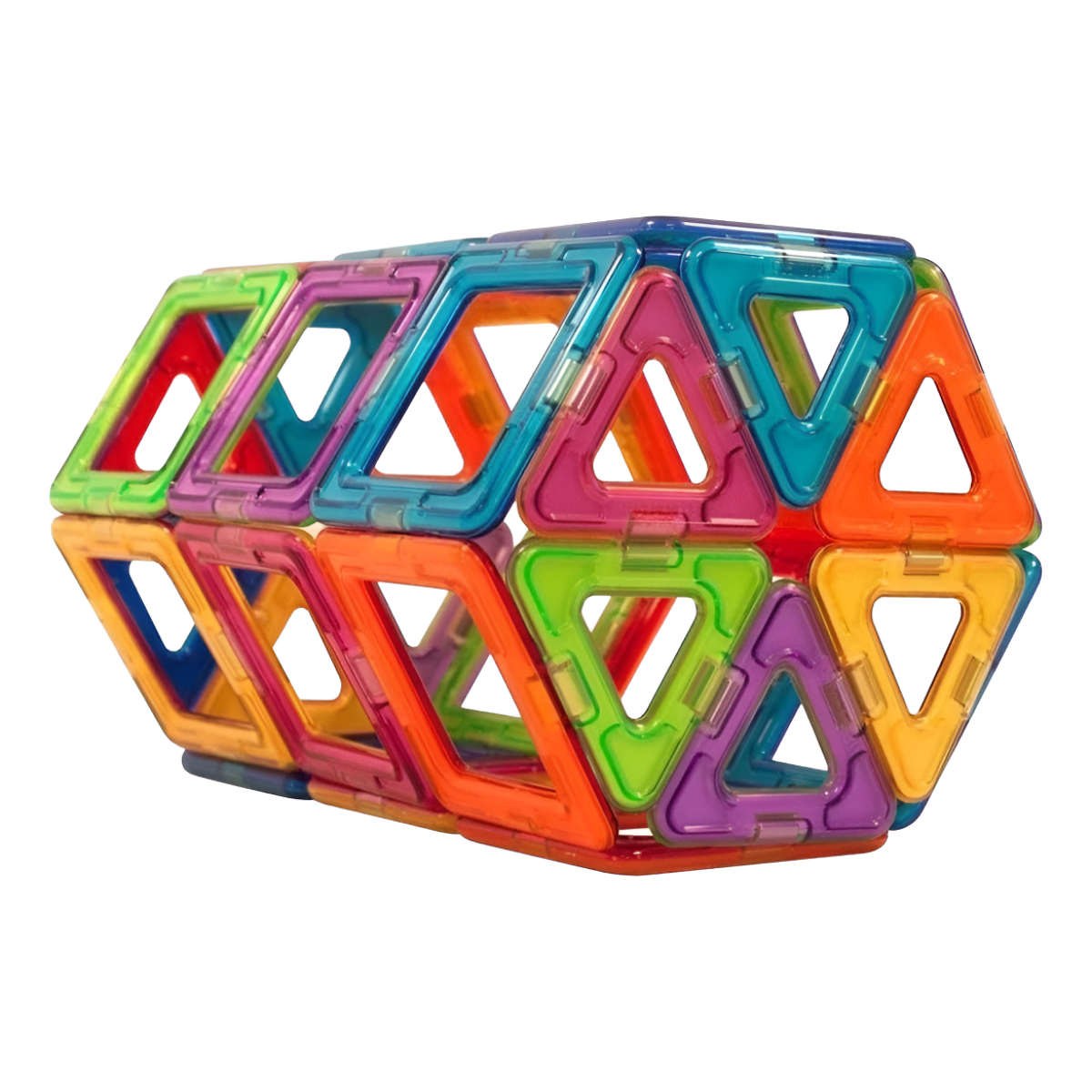 Juego Construcción Bloques Magnéticos 202 Piezas Educativo - Imagen 1