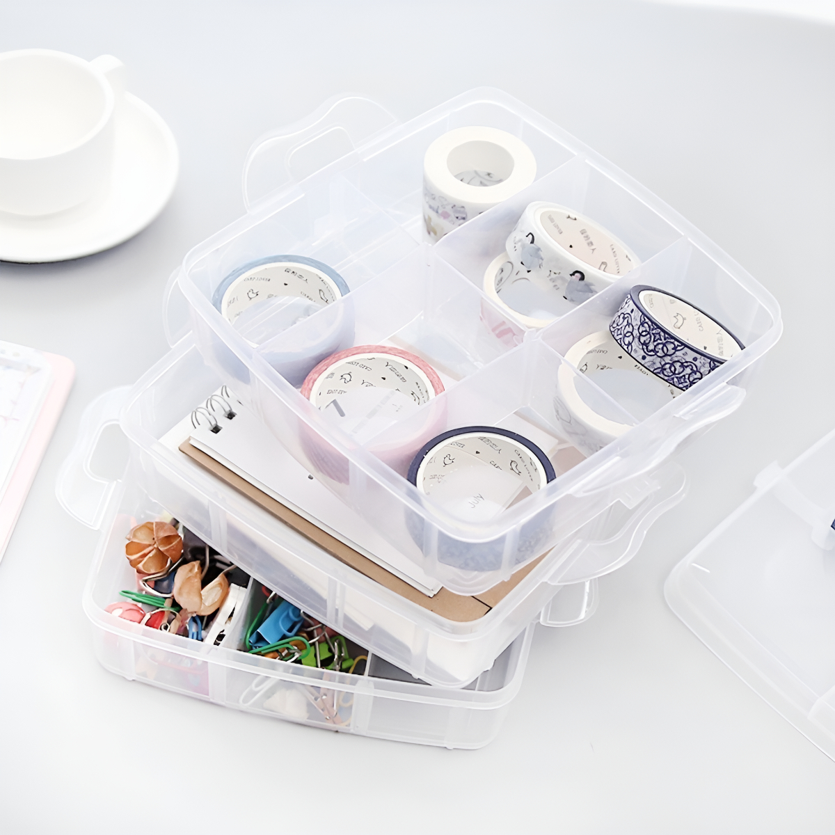 Caja Organizadora Organizador Con Separadores 24.5x16.5x18cm - Imagen 6
