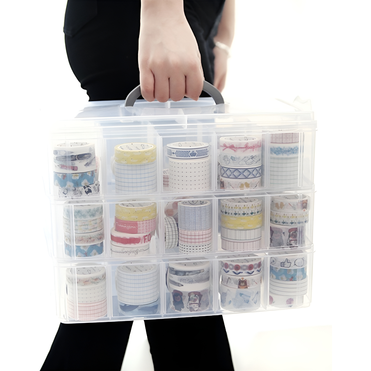 Caja Organizadora Organizador Con Separadores 24.5x16.5x18cm - Imagen 7