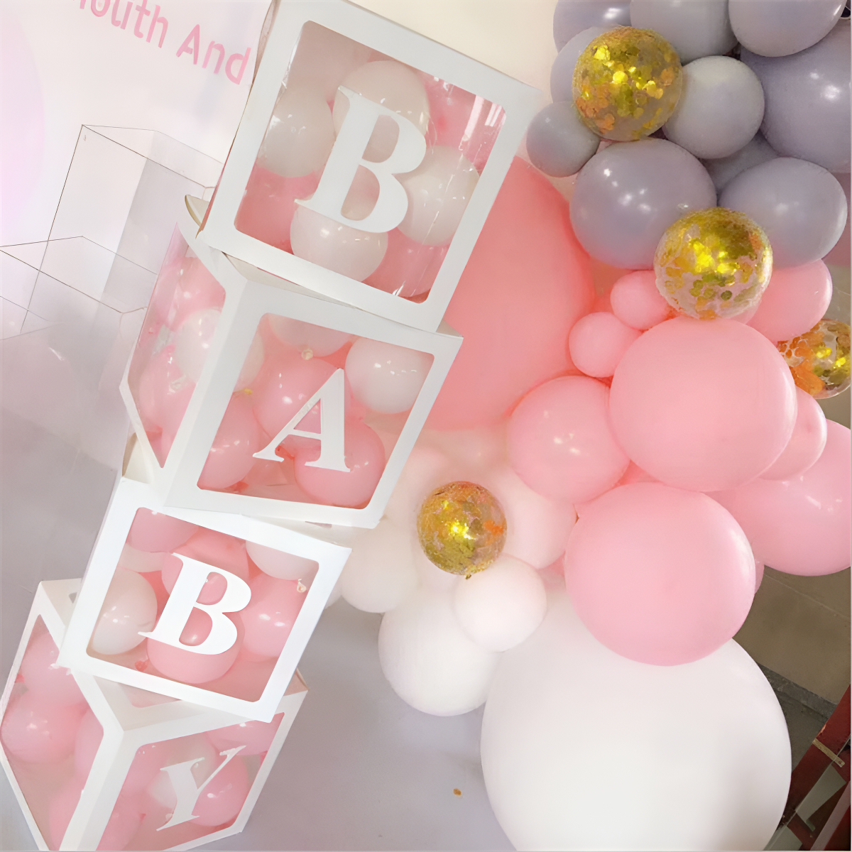 Caja Decoracion Fiestas Ideal Led O Globos Love - Iluminaras - Imagen 11