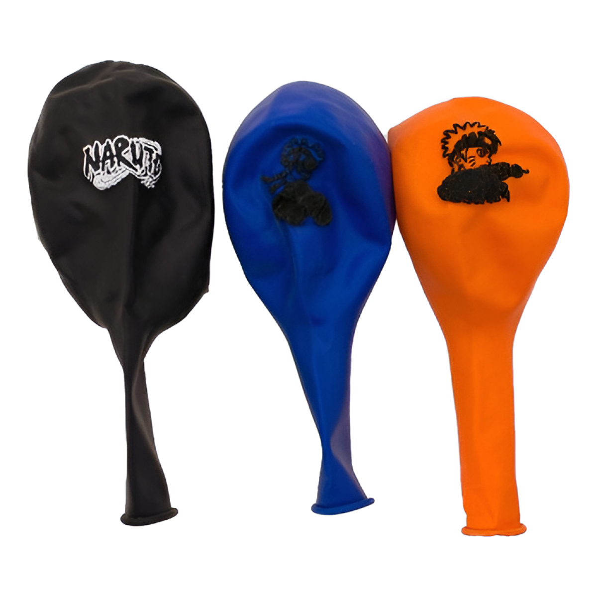 Pack X 18 Globos De Cumpleaños Diseño Naruto - Iluminaras - Imagen 4