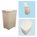 Canasto Para Ropa Sucia Con Tapa Cesto Para Ropa Baño - Imagen 5