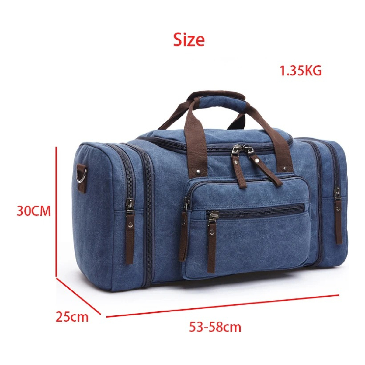 Bolso De Viaje Gran Capacidad Buena Calidad Multi Pocket - Imagen 10