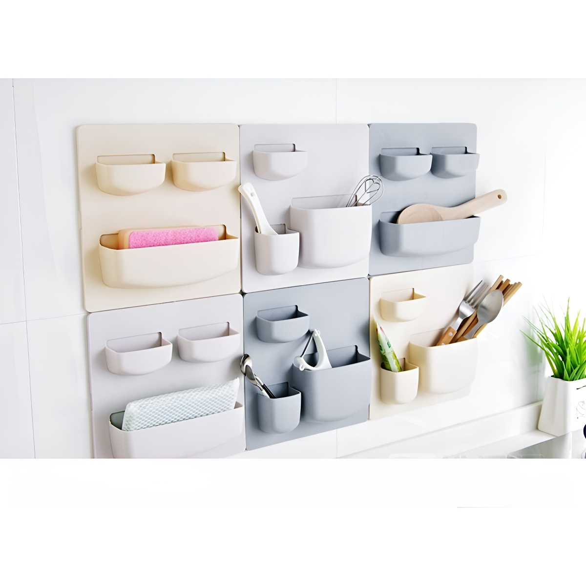 Organizador De Pared Para Cocina O Baño - Imagen 4