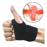 Muñequera Con Dedo Libre Para Gym Rehabilitación Lesion - Imagen 4