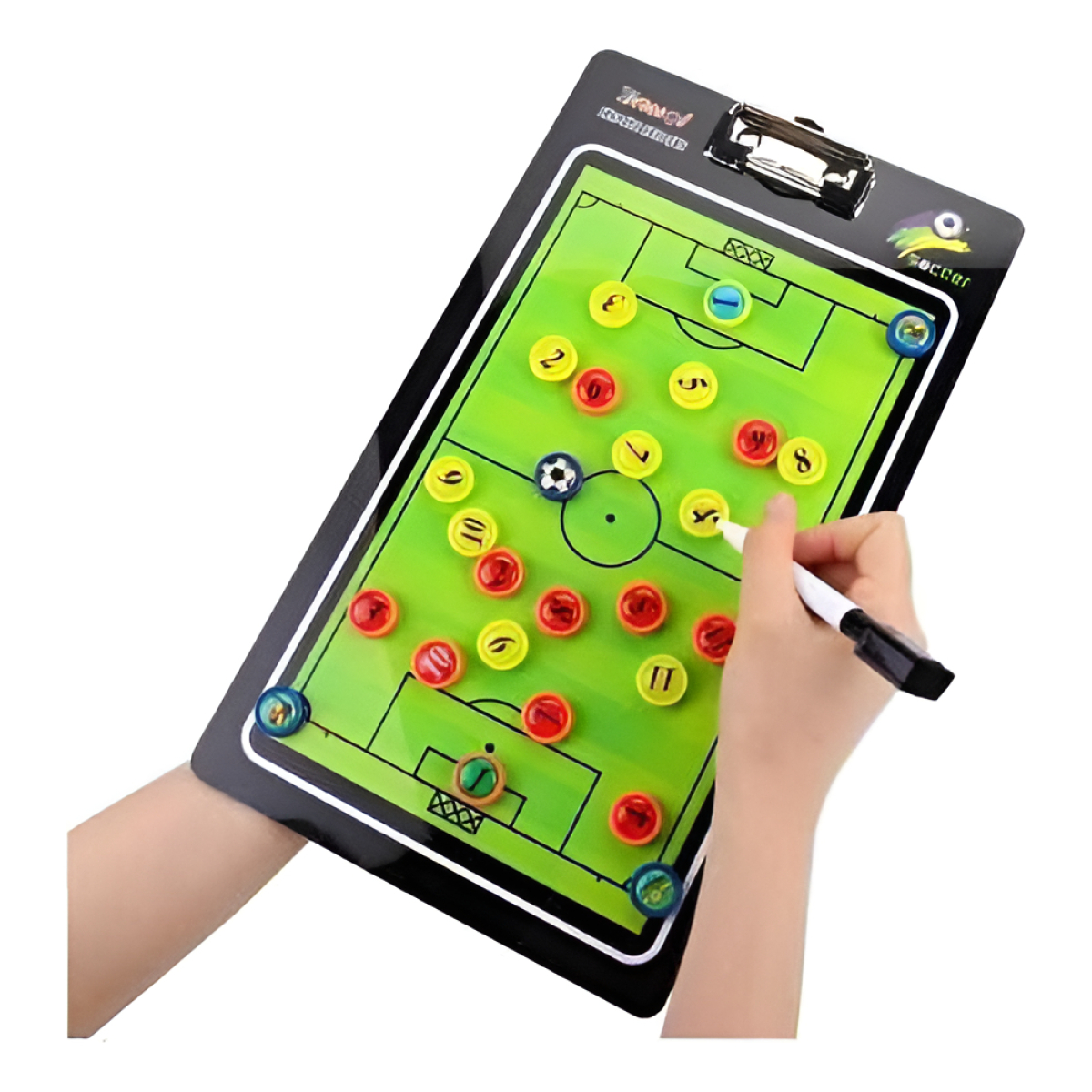 Tabla Pizarra Táctica Fútbol Basket Números Imantados - Imagen 1