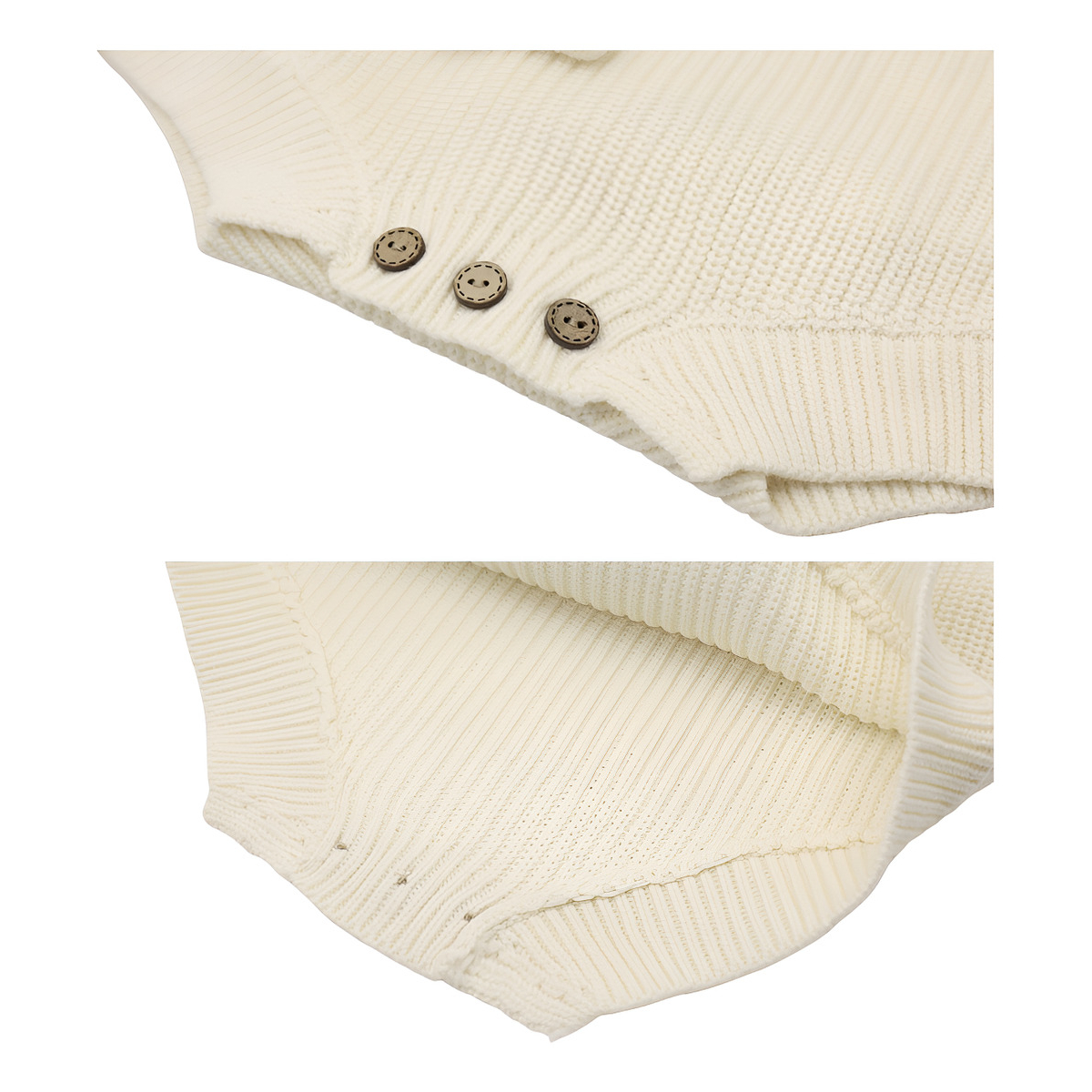 Buzo Body Para Bebe Manga Larga Tejido Cómodo Invierno - Imagen 5