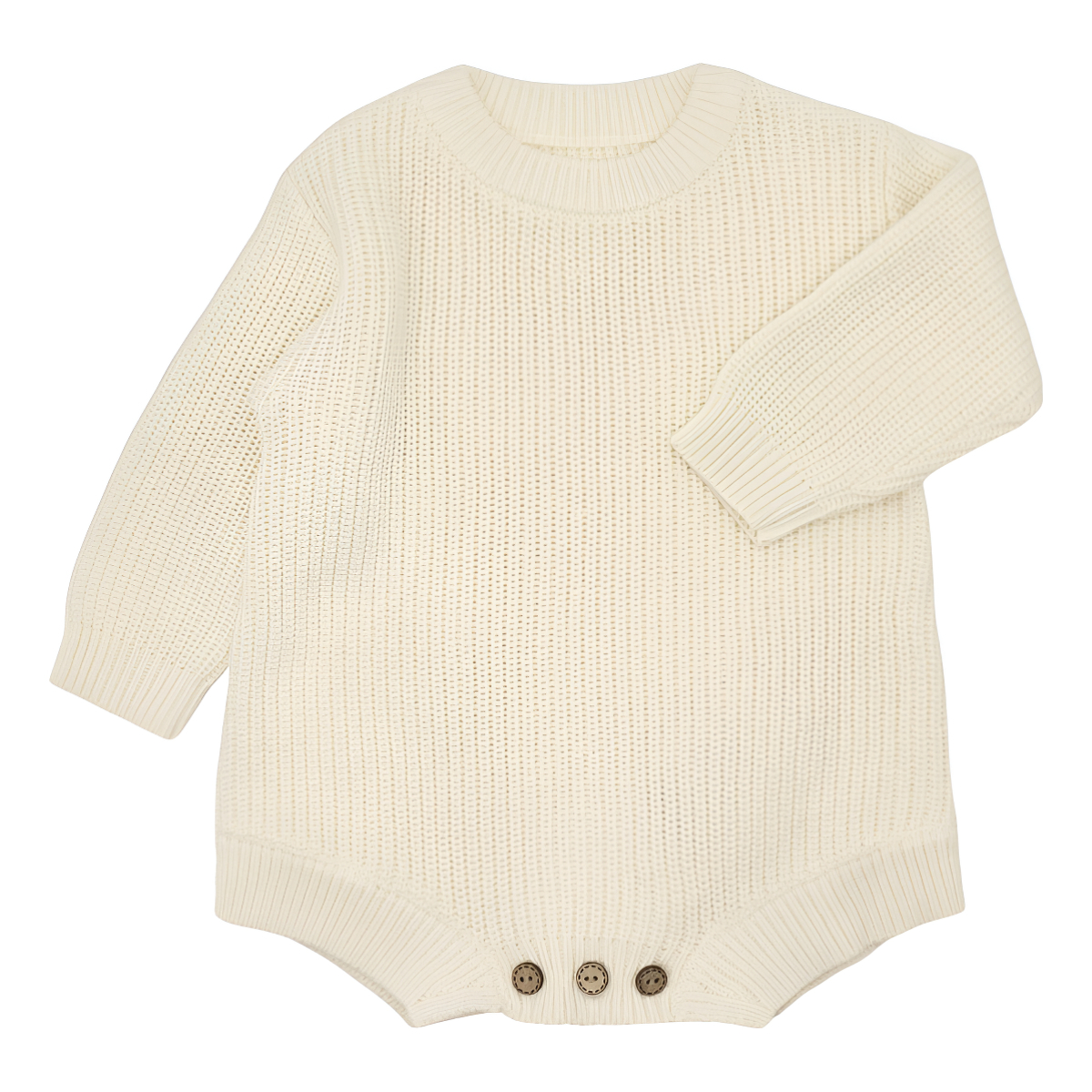 Buzo Body Para Bebe Manga Larga Tejido Cómodo Invierno - Imagen 2