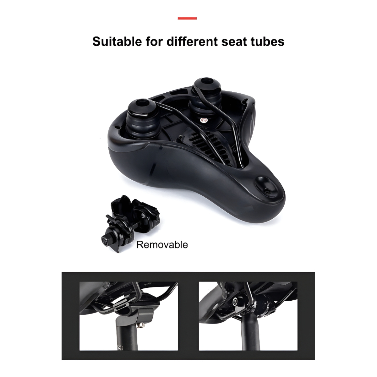 Asiento Para Bicicleta Confortable Anti Prostático Ciclismo - Imagen 3