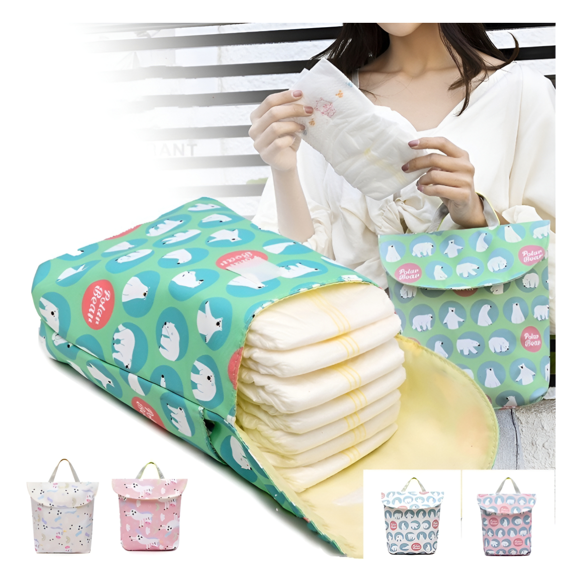 Wet Bag Bolsa Impermeable Porta Pañales Portatil Iluminaras - Imagen 17