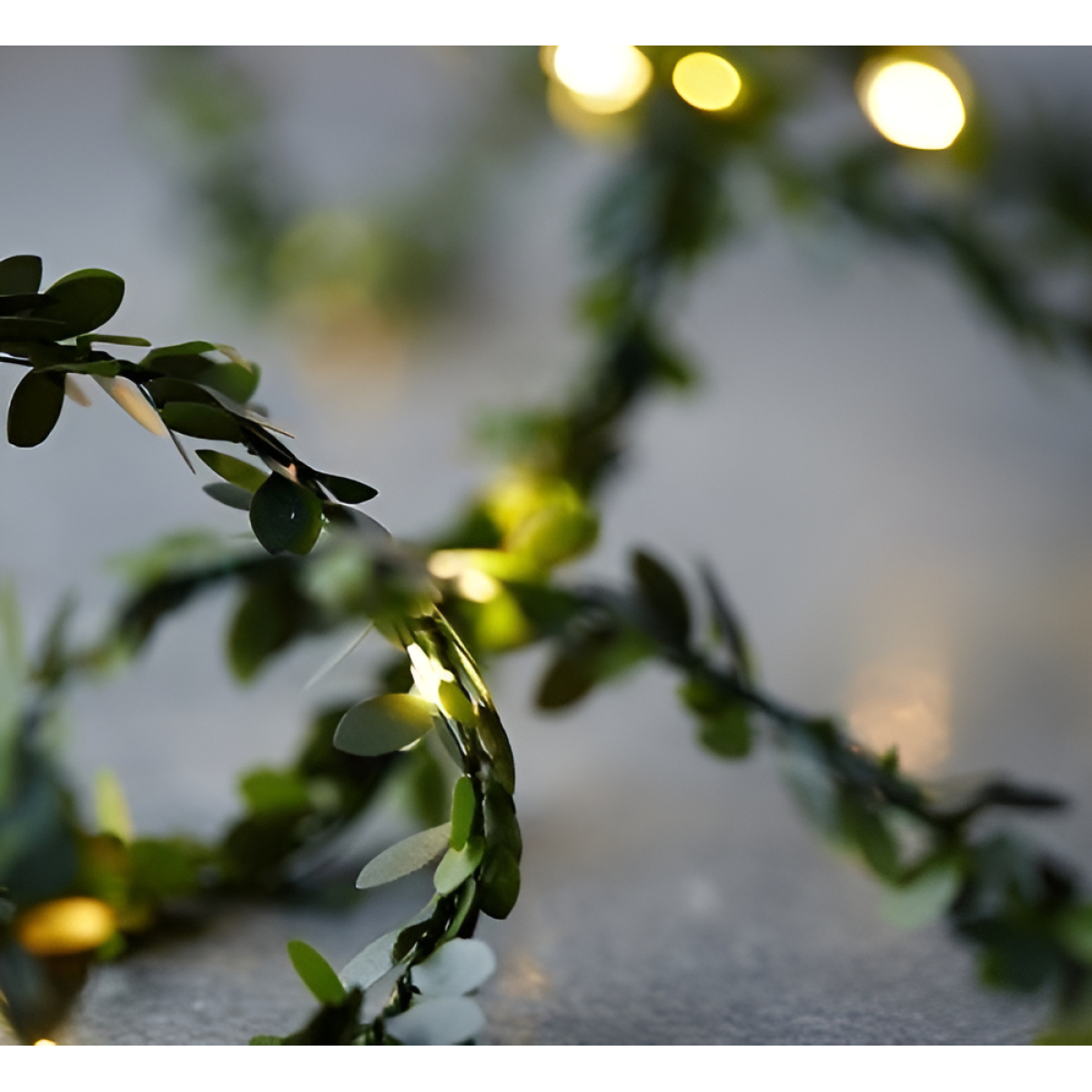 Guia Led Decorativa Con Luz Hojitas Planta Deco Home 2 Metro - Imagen 3