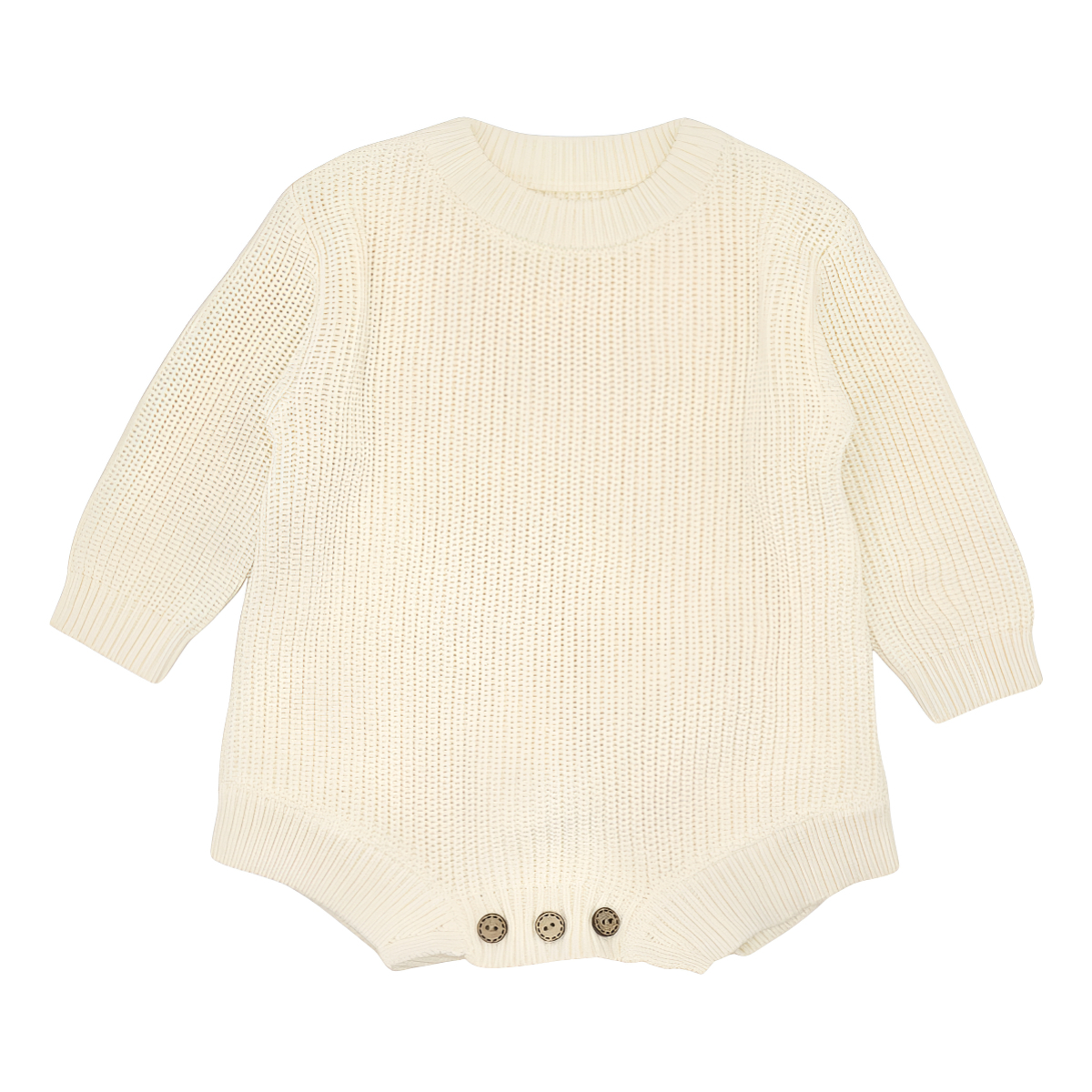 Buzo Body Para Bebe Manga Larga Tejido Cómodo Invierno - Imagen 1
