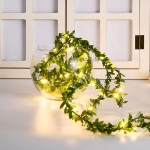 Guia Led Decorativa Con Luz Hojitas Planta Deco Home 2 Metro - Imagen 4