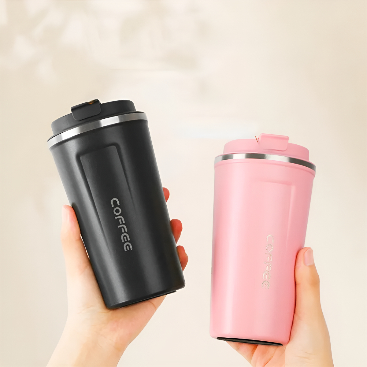 Vaso Térmico Mug 380ml Con Tapa Taza Jarra Excelente Calidad - Imagen 2