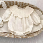 Body Primavera Para Bebe De Manga Larga De Broderie - Imagen 2