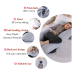 Almohada En U Maternal Embarazo Lactancia Hipoalergencia - Imagen 24