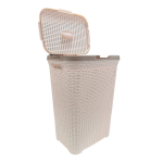 Canasto Para Ropa Sucia Con Tapa Cesto Para Ropa Baño - Imagen 8