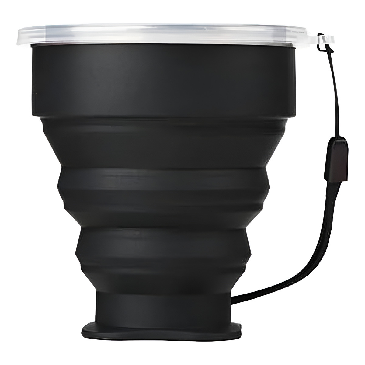 Vaso De Silicona Plegable Con Tapa Libre Bpa - Imagen 1