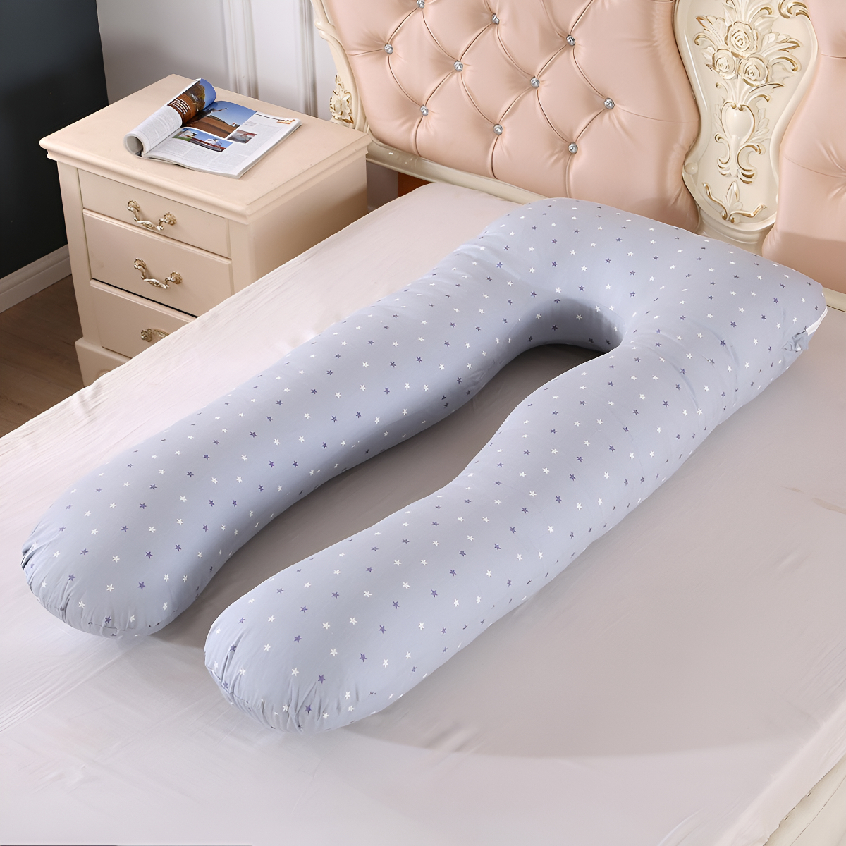 Almohada En U Maternal Embarazo Lactancia Hipoalergencia - Imagen 22