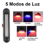 Luz Bicicleta Led Recargable Usb Trasera A Prueba De Agua - Imagen 4