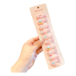 Set X 10 Broches De Pelo Reforzados Con Diseños - Imagen 9