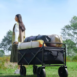 Carrito Transportador Plegable Carro Para Playa Camping - Imagen 4