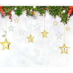 Set X 7 Estrellas Metalizadas Decoracion Cumpleaños Fiestas - Imagen 14