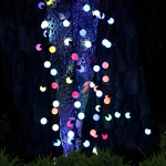 Guia De Luces Decoración Mini Bombita Rgb Fiesta Guia 50 Led - Imagen 5