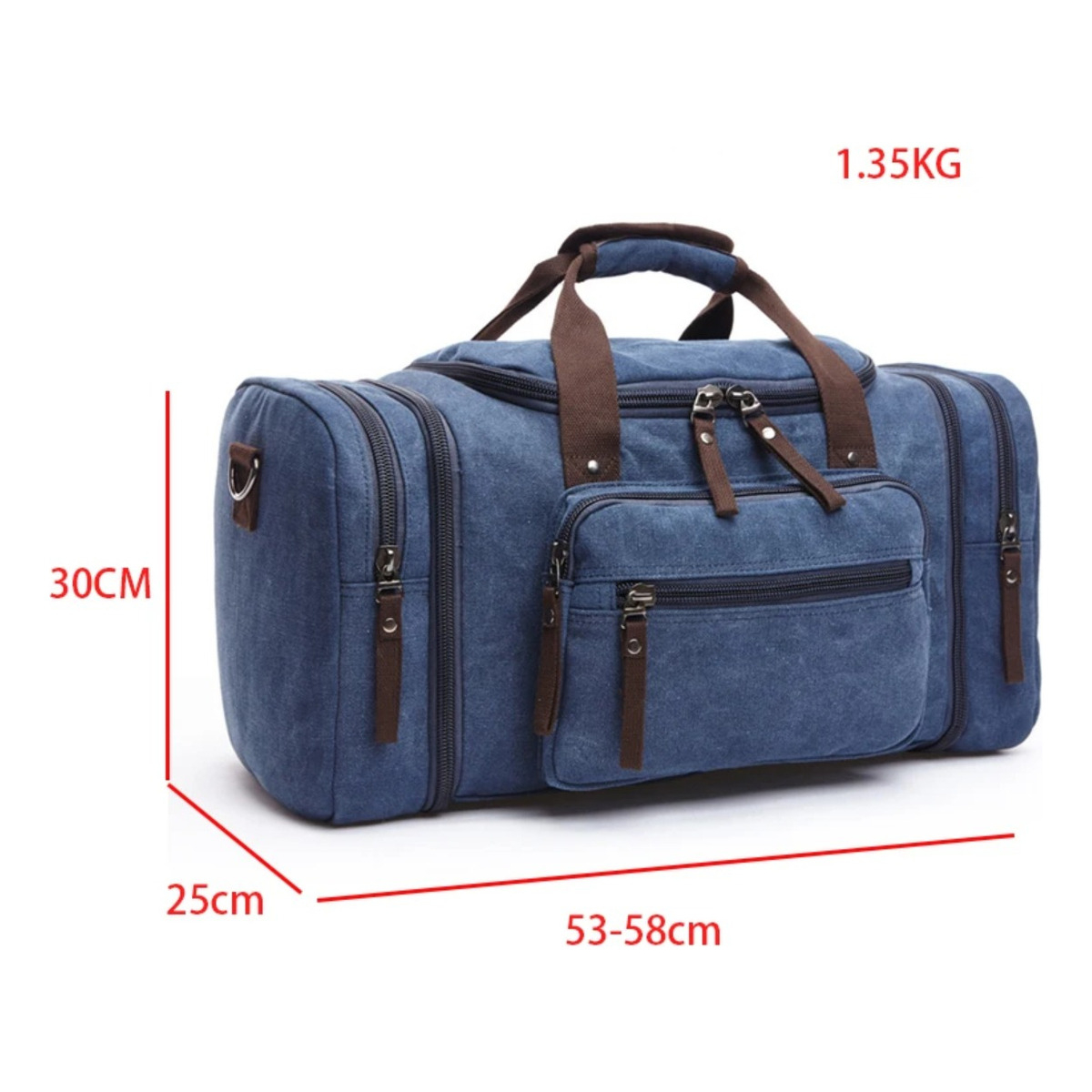 Bolso De Viaje Gran Capacidad Buena Calidad Multi Pocket - Imagen 20