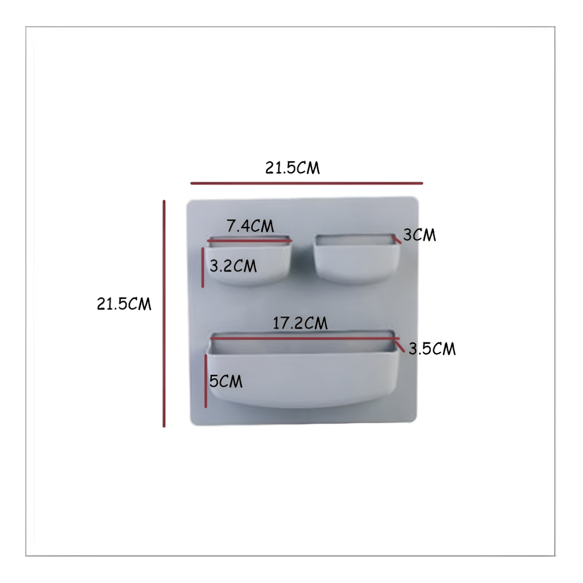 Organizador De Pared Para Cocina O Baño - Imagen 7