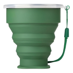 Vaso De Silicona Plegable Con Tapa Libre Bpa - Imagen 6