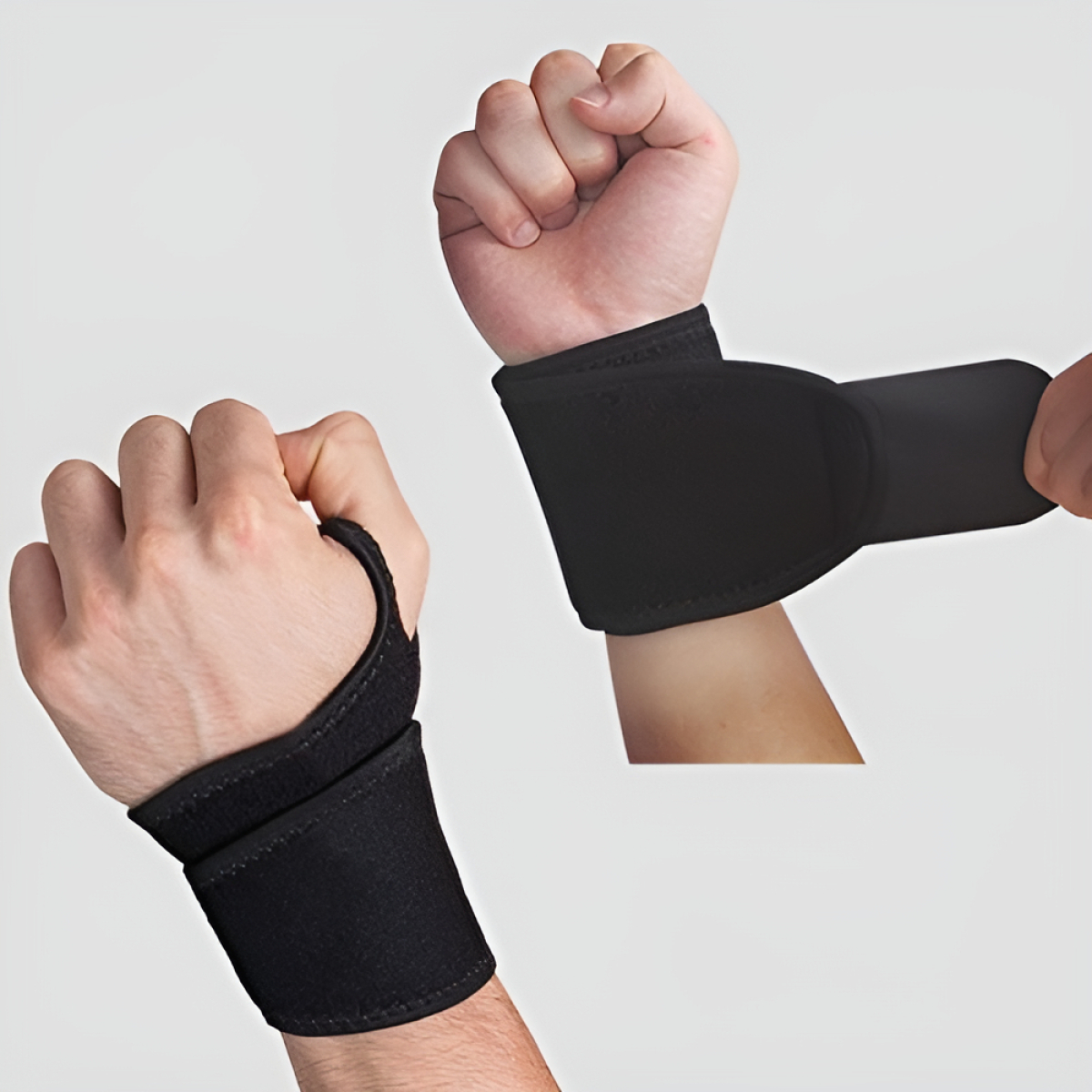 Muñequera Con Dedo Libre Para Gym Rehabilitación Lesion - Imagen 6