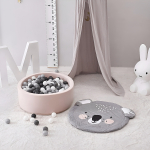 Alfombra Redonda Algodón De Animales Para Bebes Decorativa - Imagen 14