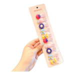 Set X 10 Broches De Pelo Reforzados Con Diseños - Imagen 5