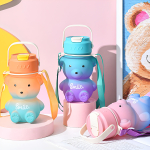 Botella Cantimplora Infantil Con Tapa Forma De Osito - Imagen 7