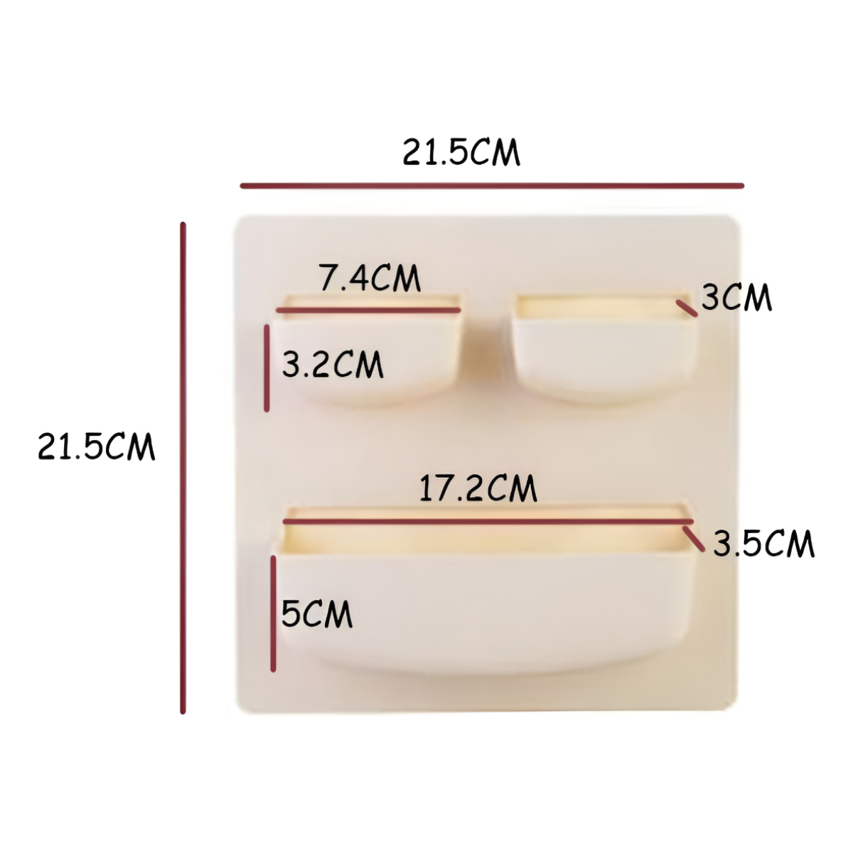 Organizador De Pared Para Cocina O Baño - Imagen 3