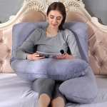 Almohada En U Maternal Embarazo Lactancia Hipoalergencia - Imagen 6