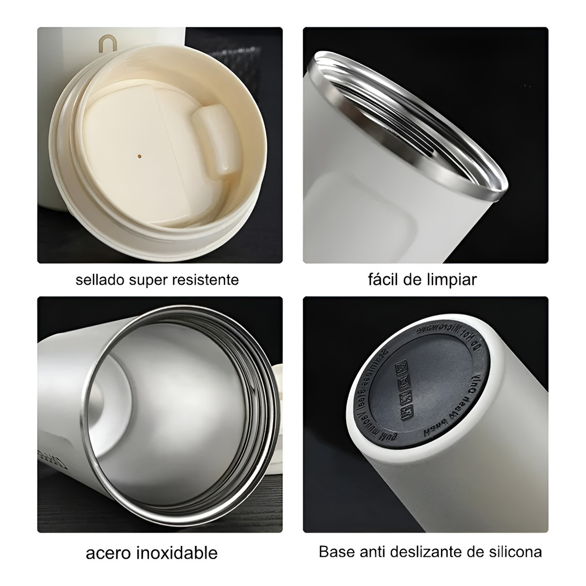 Vaso Térmico Mug 380ml Con Tapa Taza Jarra Excelente Calidad - Imagen 3