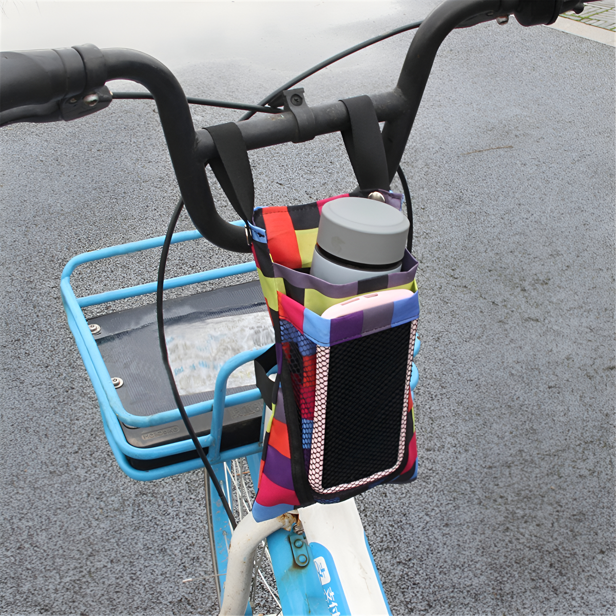 Bolsa Para Bicicleta Manillar Almacenamiento Facil Acceso - Imagen 5