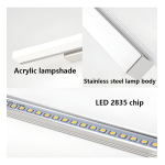Barra Led Luminaria Para Espejo Pared 60cm Baños Cuadros - Imagen 9